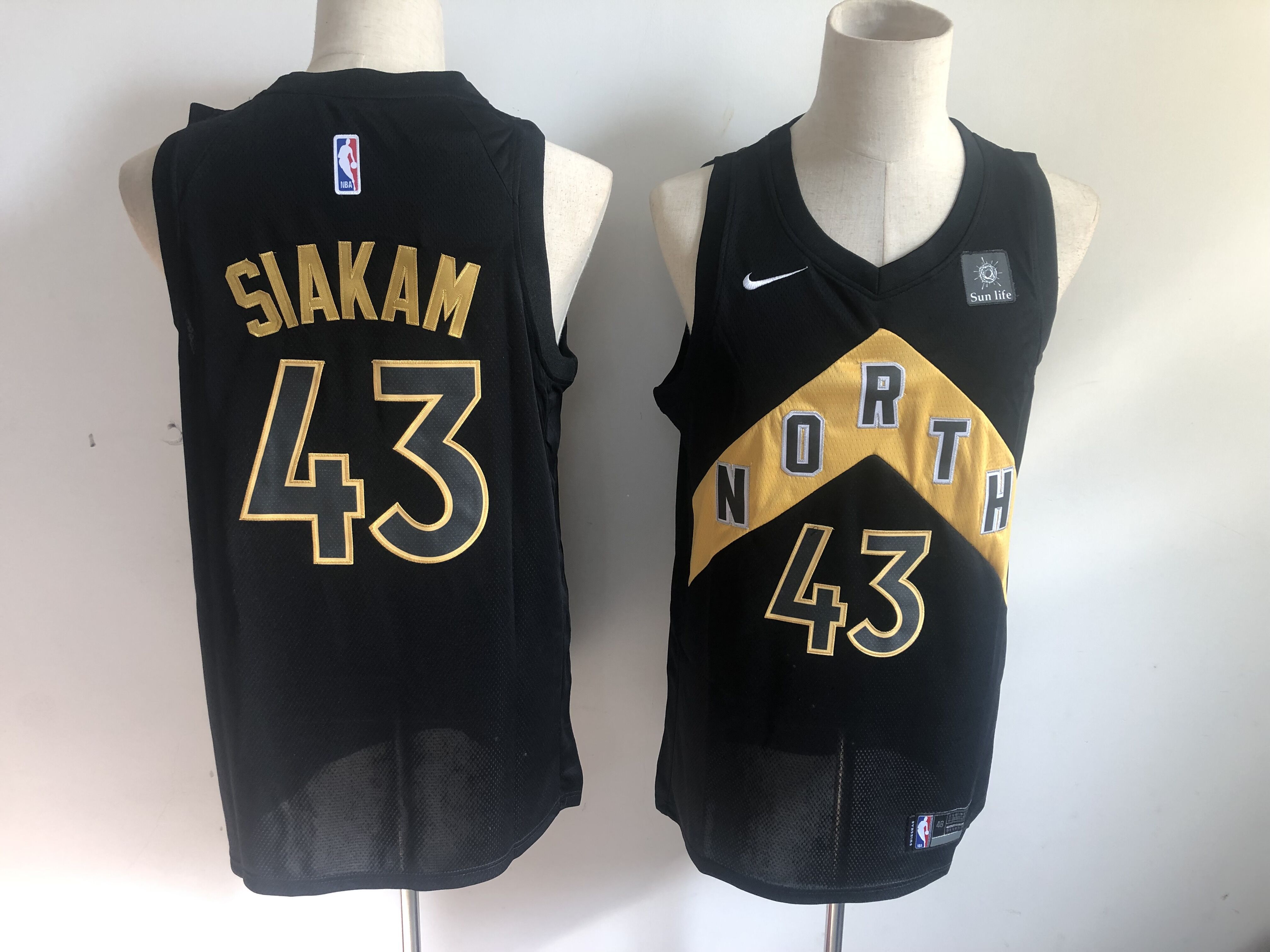 Men Toronto Raptors #43 Siakam Black City Edition Nike NBA Jerseys->san antonio spurs->NBA Jersey